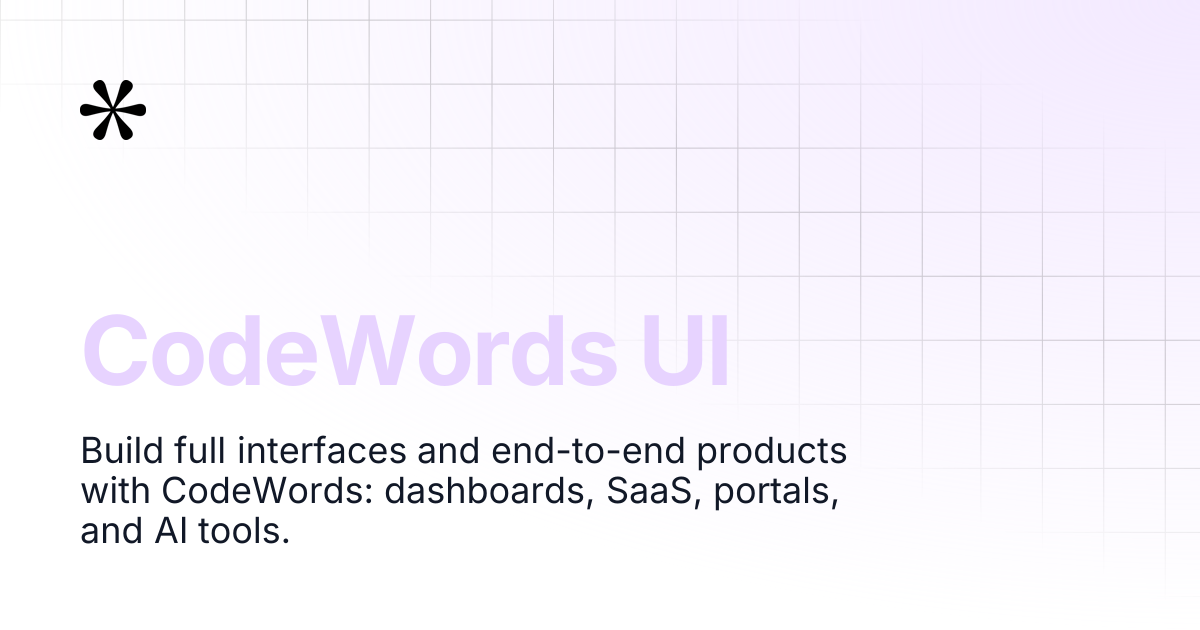 How to Build | CodeWords